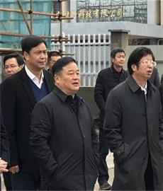 湖州市市長錢三雄調研浙江浦森新開工項目建設情況